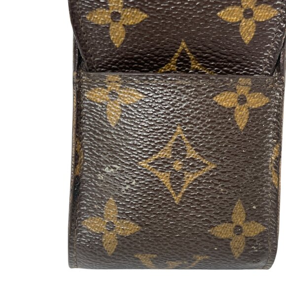 Louis Vuitton VINTAGE 1988 Brown Monogram Cigarette Case AS IS - Picture 2 of 12